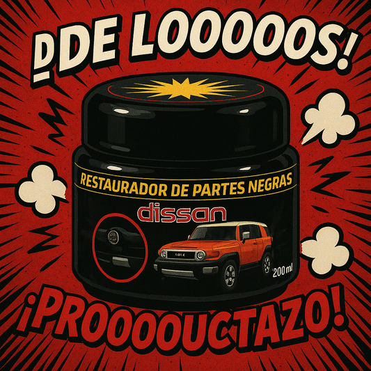 Restaurador de partes negras 200gr